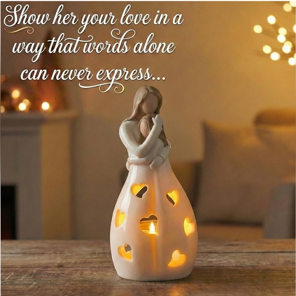 Oakiway Mom & Daughter Love Candle Holder - Picture 3 of 7